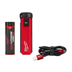 Power Source Kit - Milwaukee REDLITHIUM™ USB Charger & Portable Power Source Kit, 48-59-2013