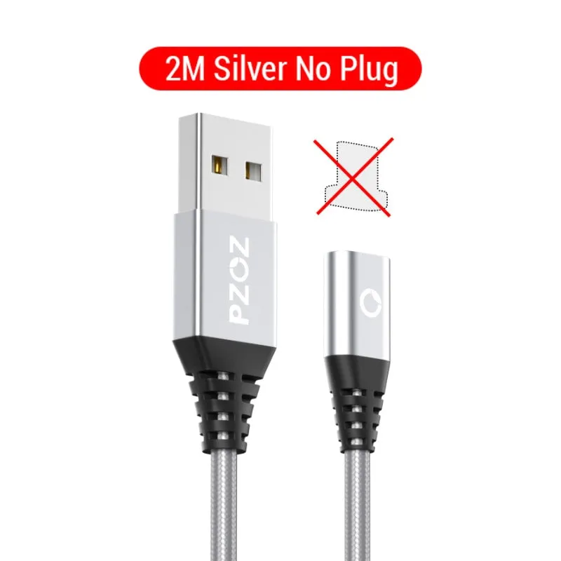 PZOZ 1M 2M Magnetic Cable Micro usb Type C Fast Charging Microusb Type-C Magnet Charger Wire usb c For iphone X Xr Xs usb cable