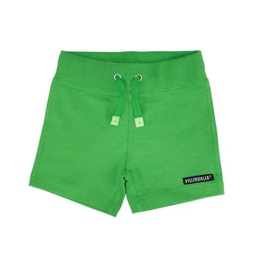 Relaxed Fit Shorts: Pea Green