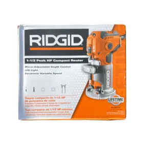 RIDGID 5.5 Amp Corded Compact Fixed-Base Router