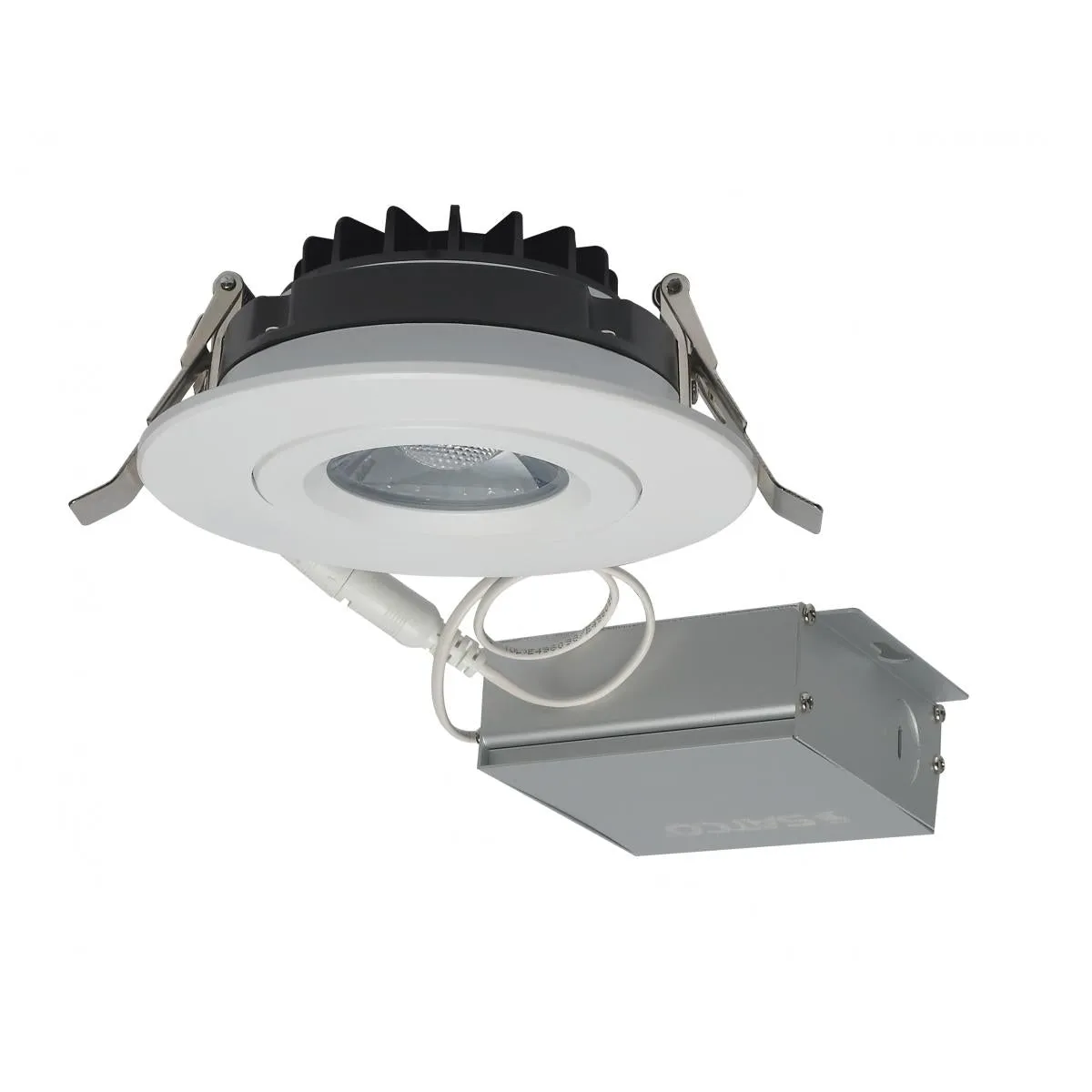 SATCO S11618 12W LED Round Recessed GIMBALED Direct Wire Downlight 4" 30K