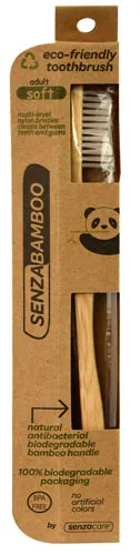 SENZACARE - Bamboo Toothbrush Soft Adult - 1 Brush