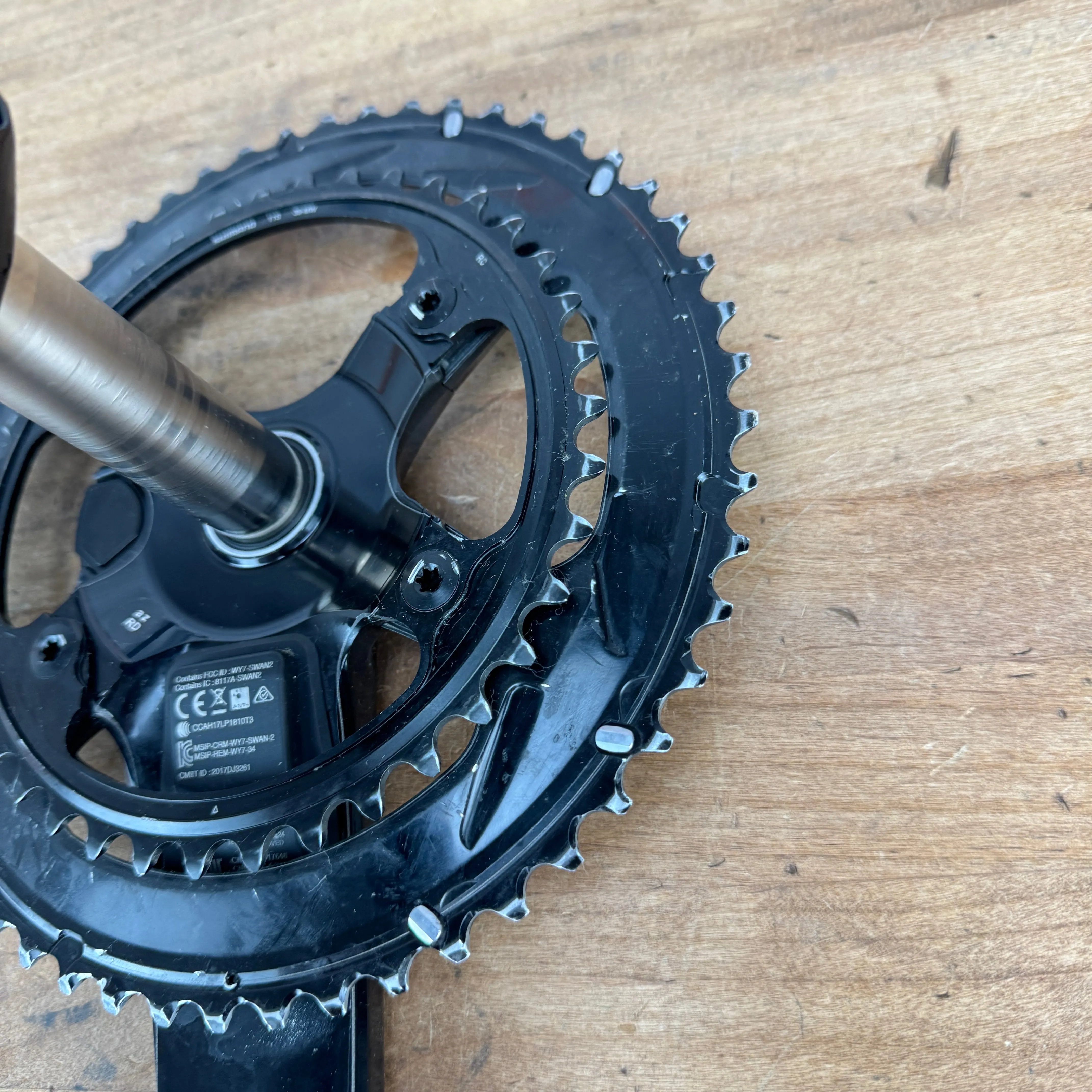 Shimano Dura Ace FC-R9100-P 172.5mm 53/39t Power Meter Crankset Passed Recall