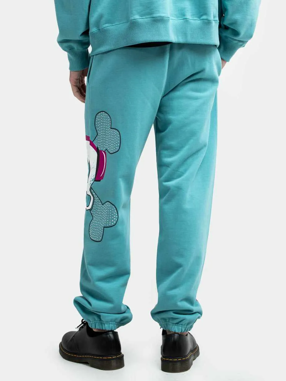 Skurvy Headphones Teal Sweatpants