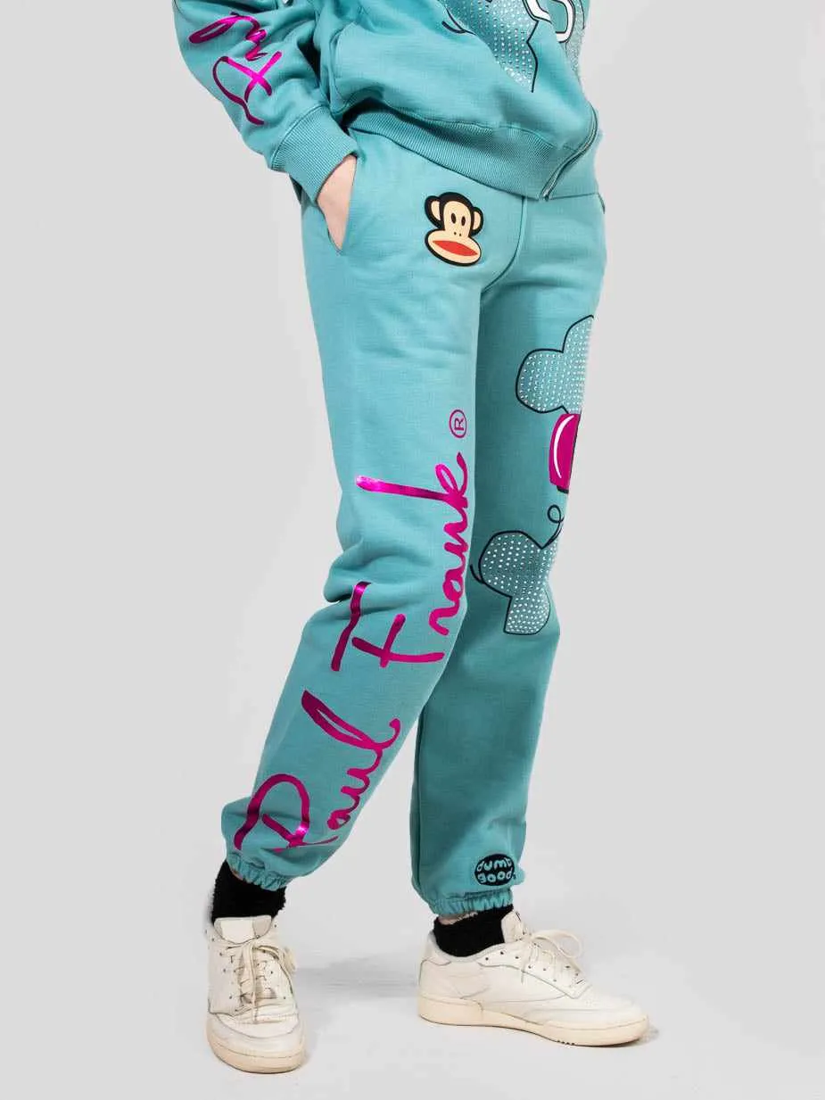 Skurvy Headphones Teal Sweatpants