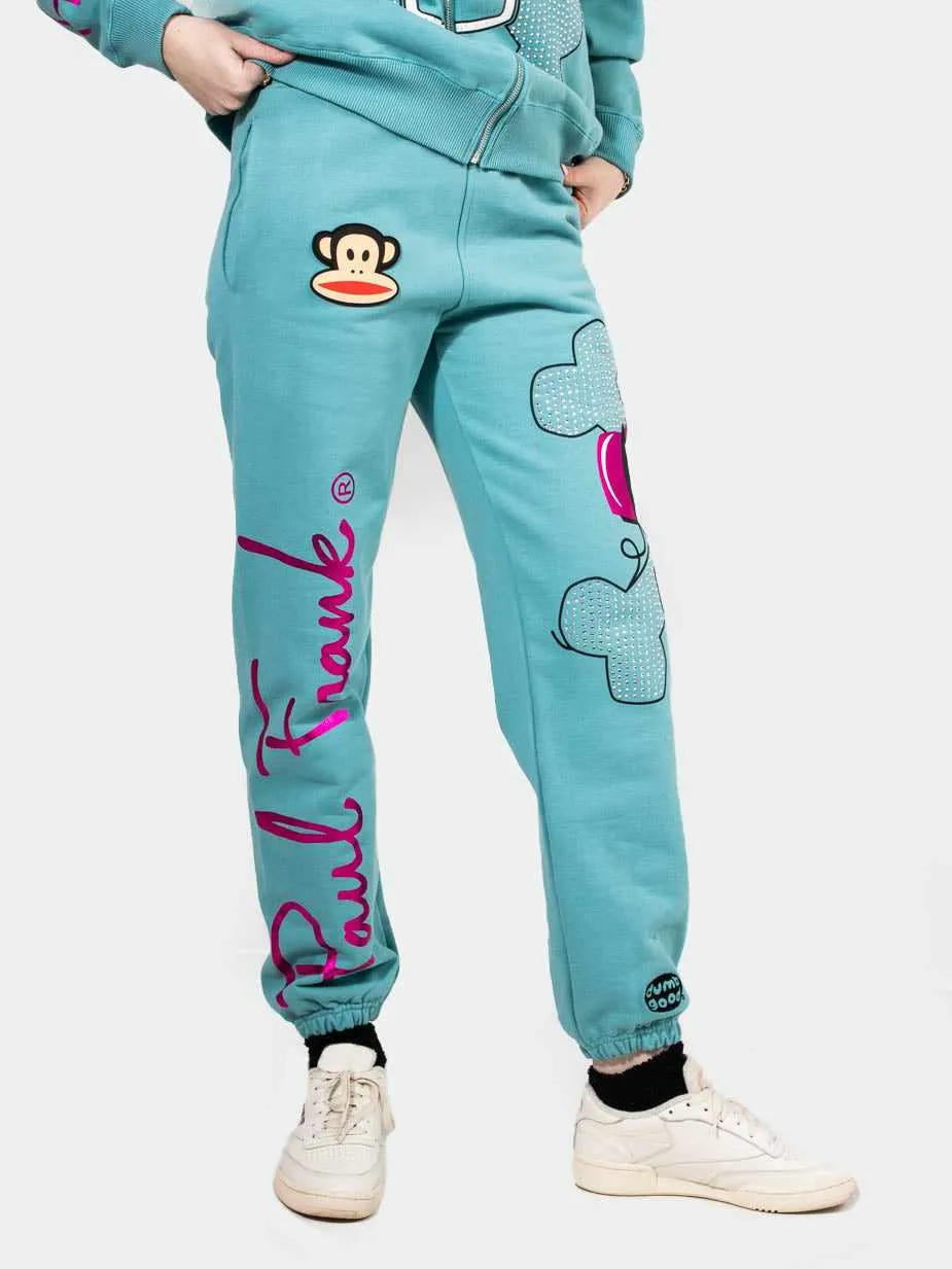 Skurvy Headphones Teal Sweatpants