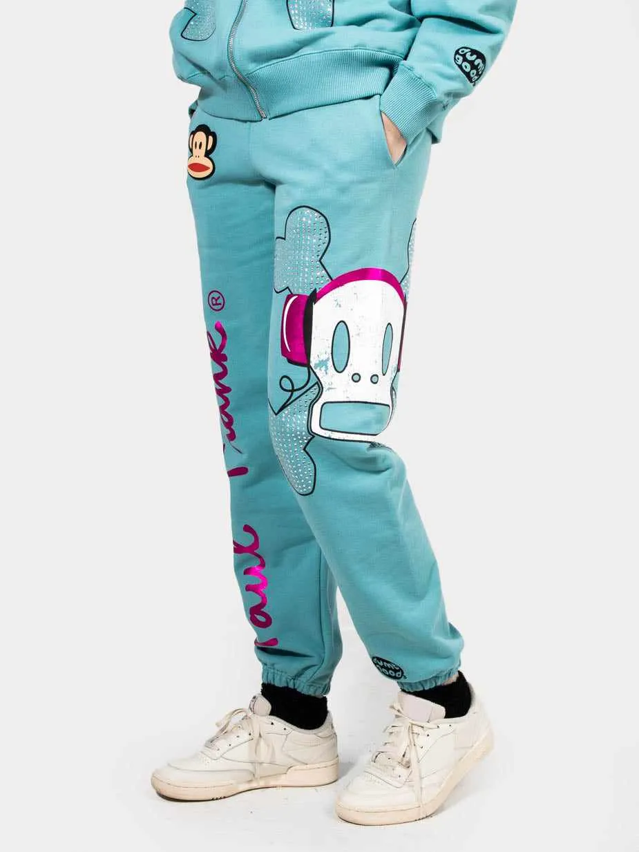 Skurvy Headphones Teal Sweatpants