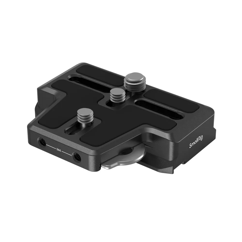 SmallRig Extended Arca-Type QR Quick Release Plate with Rubber Padding, Magnetic Flat Screwdriver and 1/4"-20 & 3/8"-16 Mounting Screws with Aluminum & Stainless Steel Construction for DJI RS 2/RSC2 Gimbals 3162B