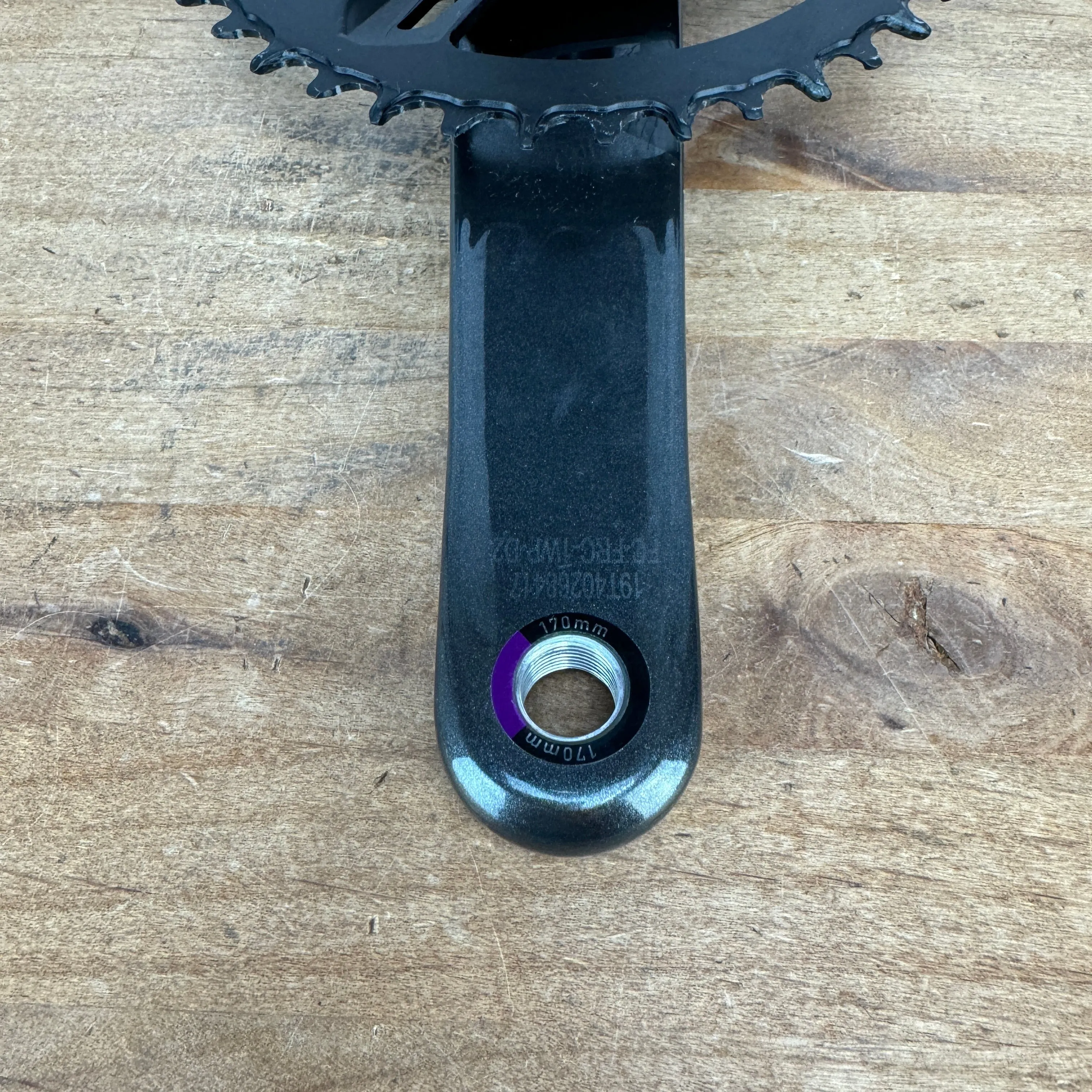 SRAM Force AXS D2 170mm 40T Quarq Power Meter Carbon Crankset DUB Wide 643g