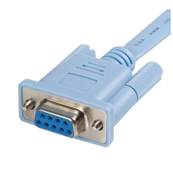 Startech.Com 6 Ft Rj45 To Db9 Cisco Console Management Router Cable - M/F Serial Console Cable (Db9concabl6) - Serial Ca