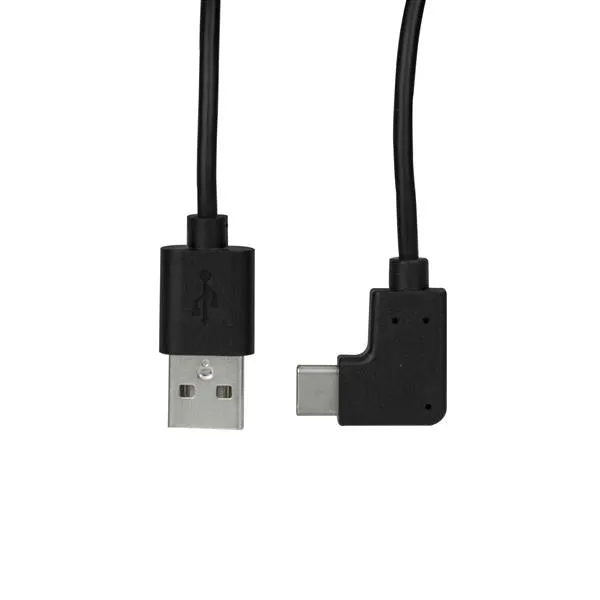 Startech.Com Usb To Usb C Cable - 1M / 3 Ft - Right Angle Usb Cable - Usb A To Usb C Cable - Usb 2.0 Cable - Usb Type C