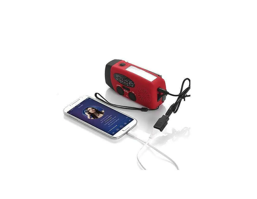 StormSafe Emergency Phone Charger with Flashlight and Weather Radio  