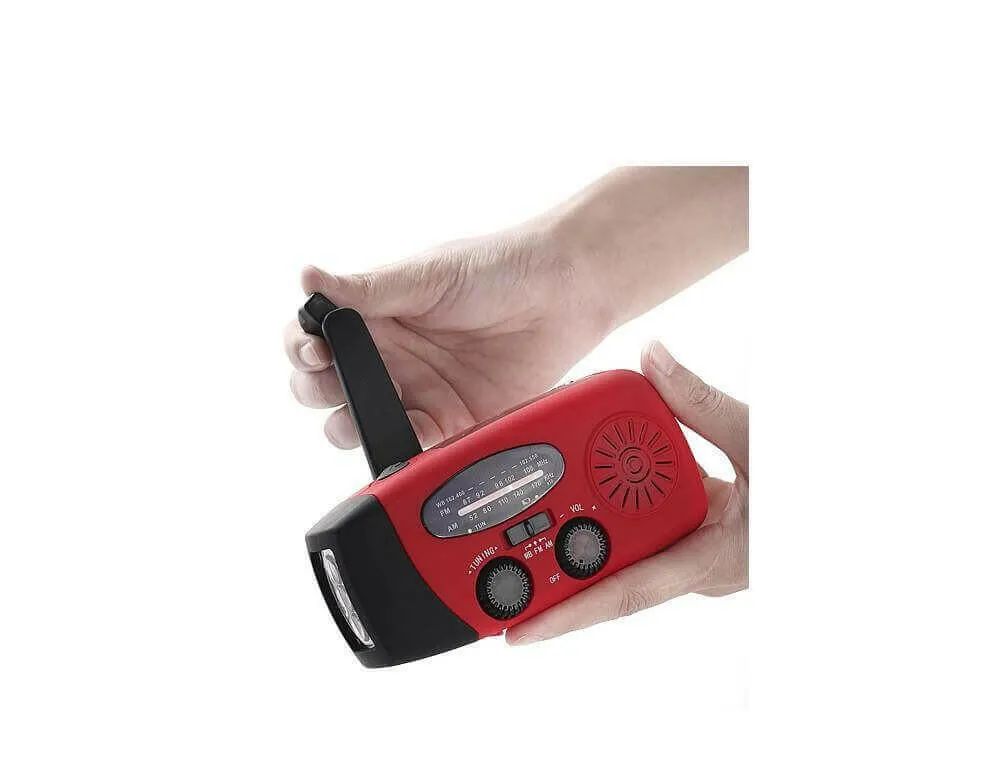 StormSafe Emergency Phone Charger with Flashlight and Weather Radio  