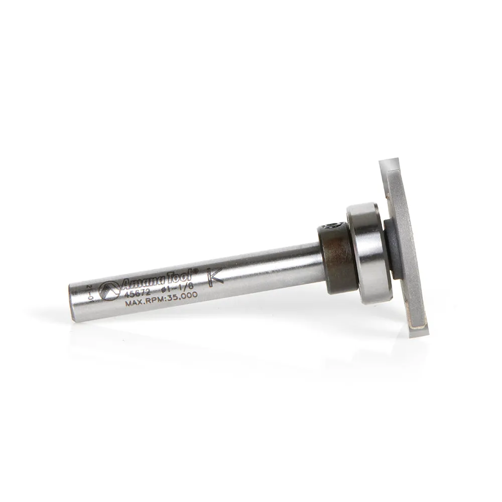 Straight Dedicated Cutter Router Bit | 1 1⁄8 Dia x 1⁄8 x 1⁄4" Shank | 45672 | 738685456729