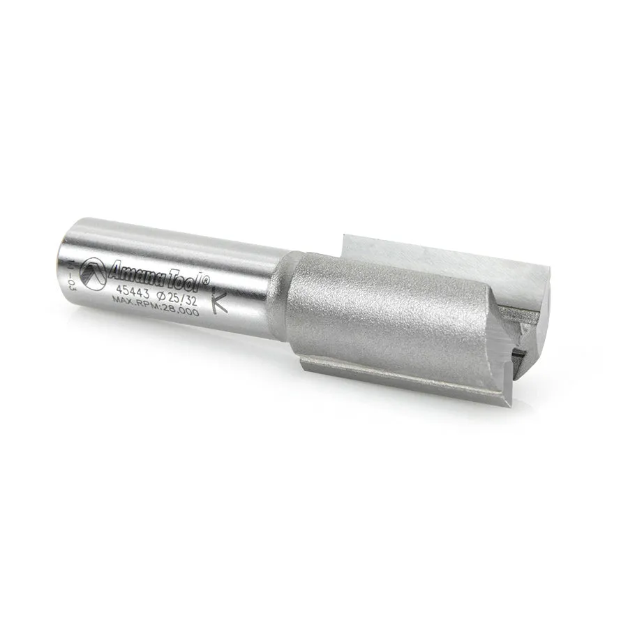 Straight Plunge Router Bit | 2 Flute | Various Dia x 1 1⁄4 x 1⁄2" Shank | 45443 | 738685854433