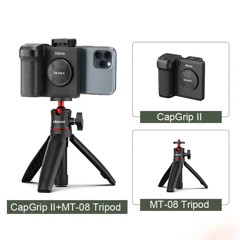 Ulanzi CapGrip II Smartphone Grip Better Photos, Selfies and Video. Ideal For Streaming TikTok Android iOS