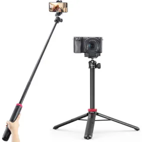 Ulanzi MT-44   Remote 3-Section Extendable Folding Vlog Tripod, Camera & Phone Mount with Max 1.5Kg Load Capacity for Vlogging, Live Selling, Livestreaming