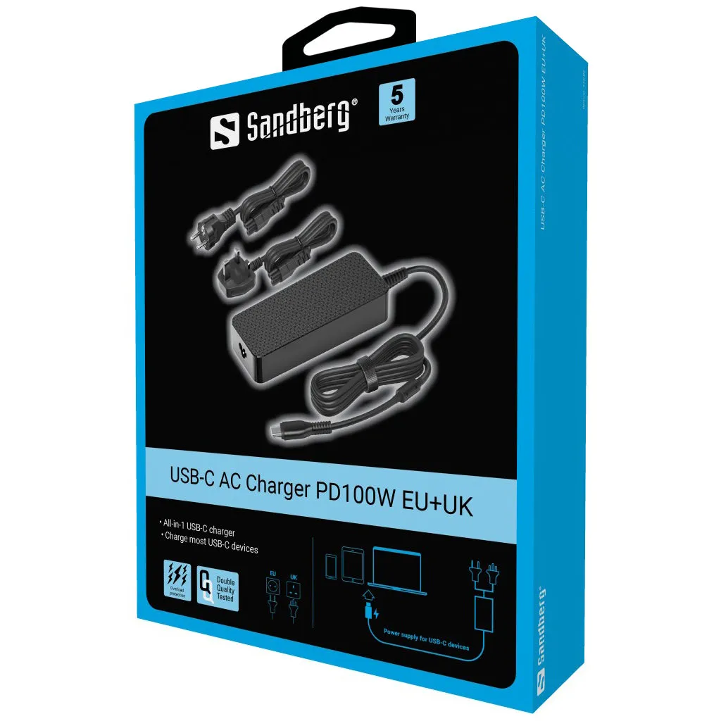 Usb-C Ac Charger Pd100w Eu Uk