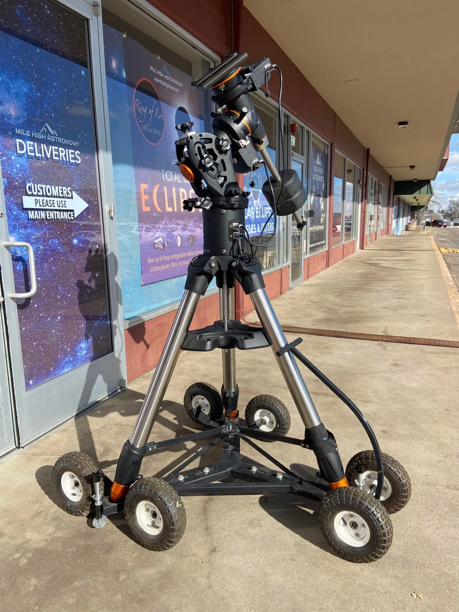 Used Celestron CGE Pro with dolly