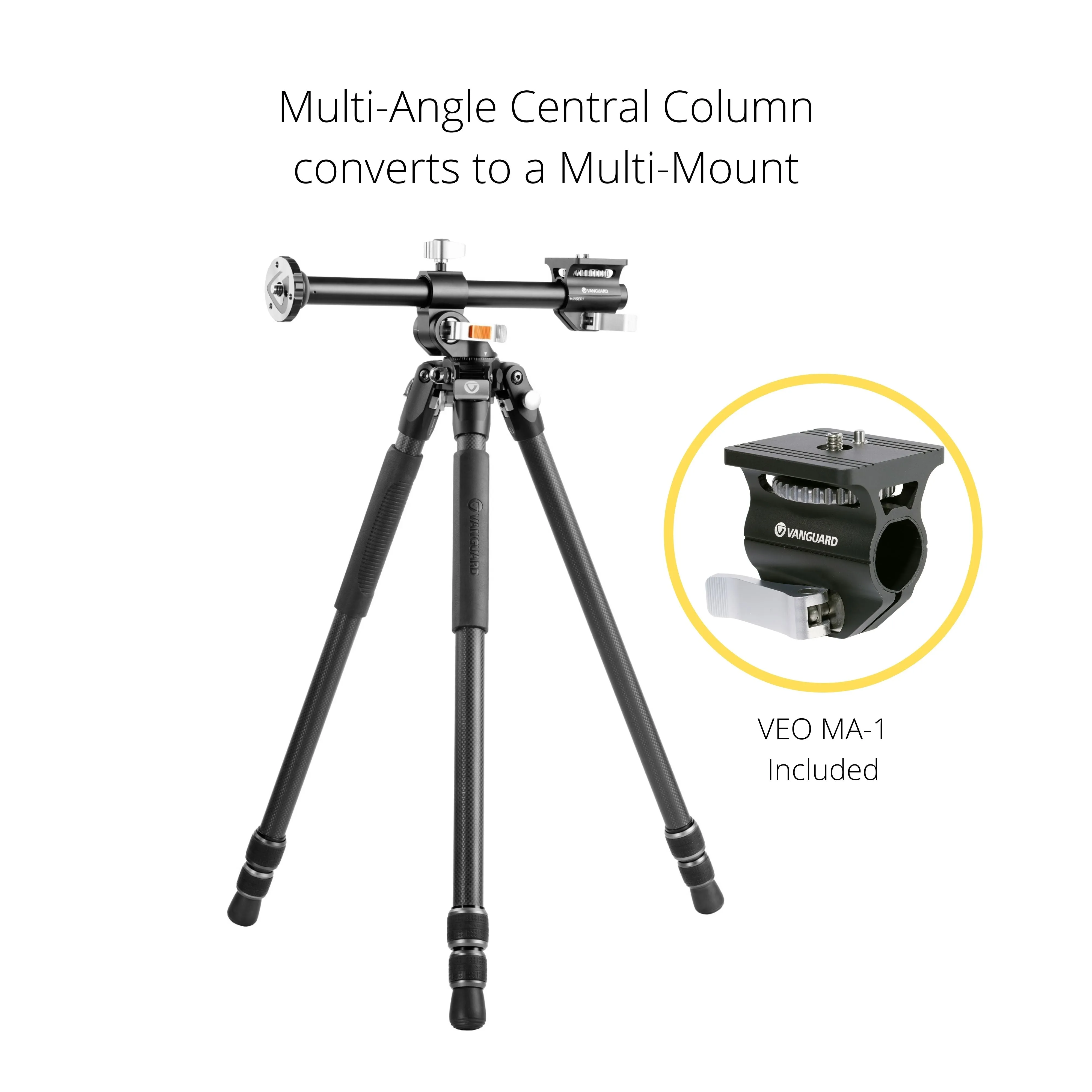 VEO 3  263CT Versatile Carbon Tripod - 15kg Load Capacity