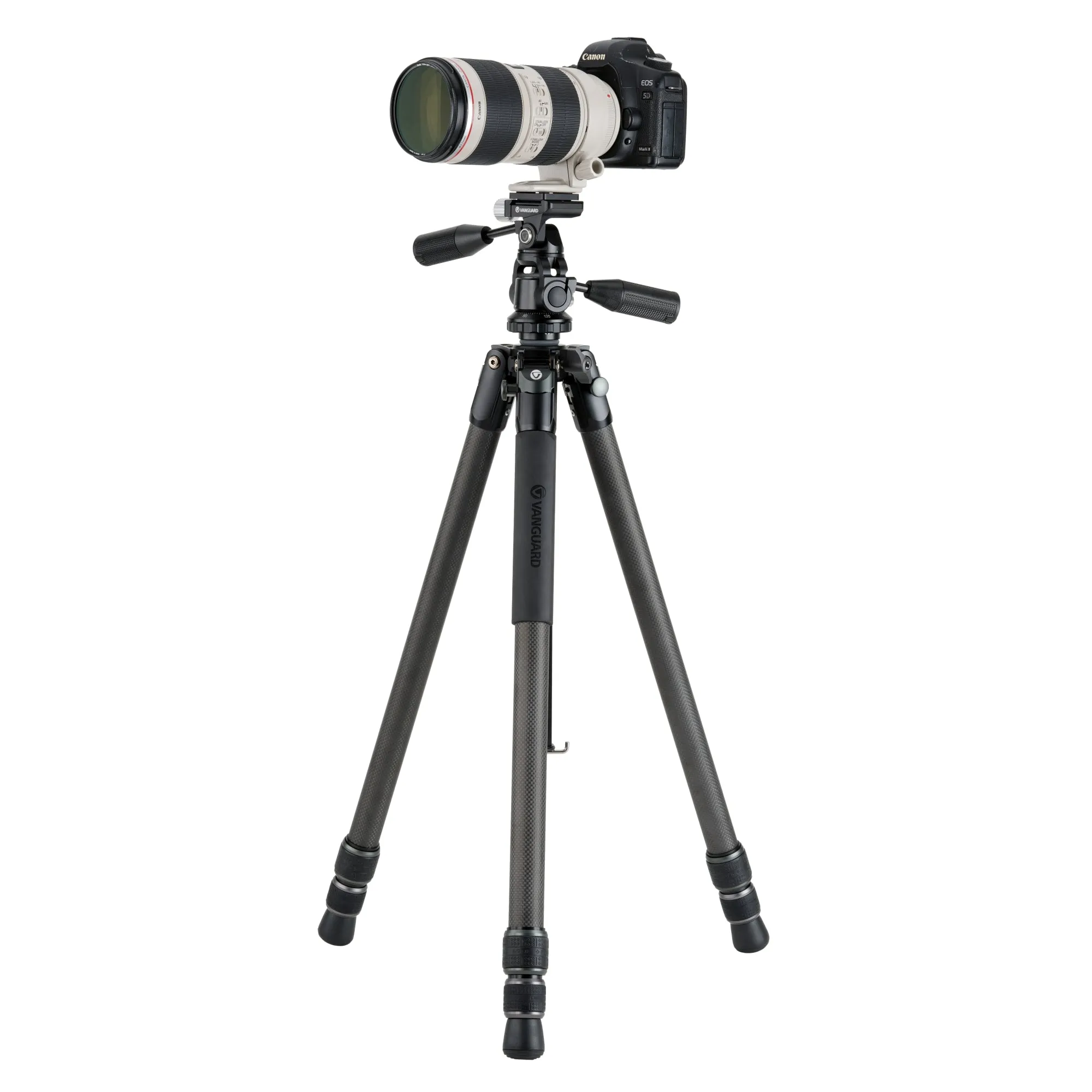 VEO 3 303CPS Traditional Carbon Tripod with 3-way Pan head - 10kg capacity