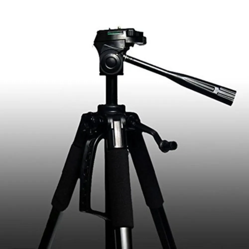 Vivitar 62" Tripod High Quality 8lb Capacity 3-Way Fluid Pan Head Quick Release Bubble Level