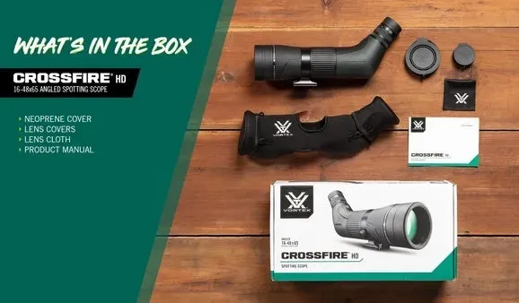 Vortex Crossfire HD 16-48x65 Angled Spotting Scope