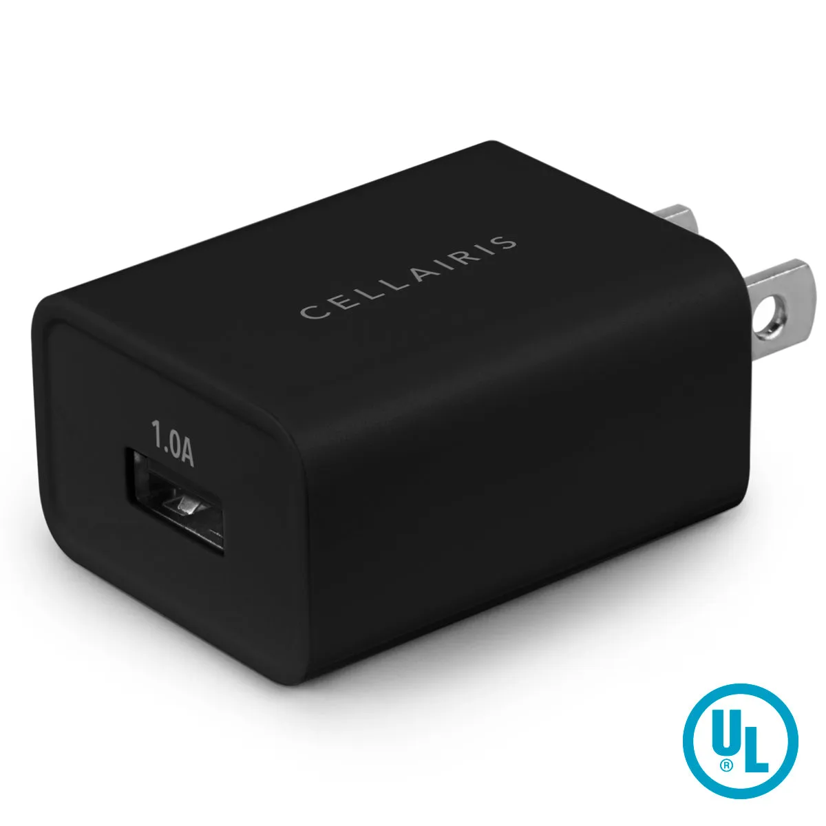 Wall Charger - Dual USB-A 4.8A (2.4A   2.4A) Black Wall Chargers