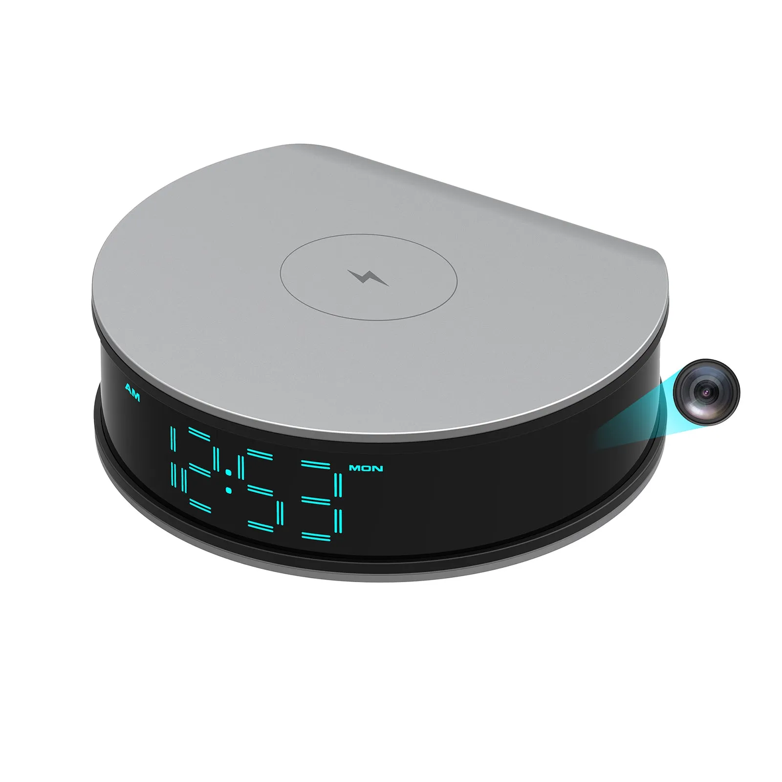 Wireless Charger Camera Clock