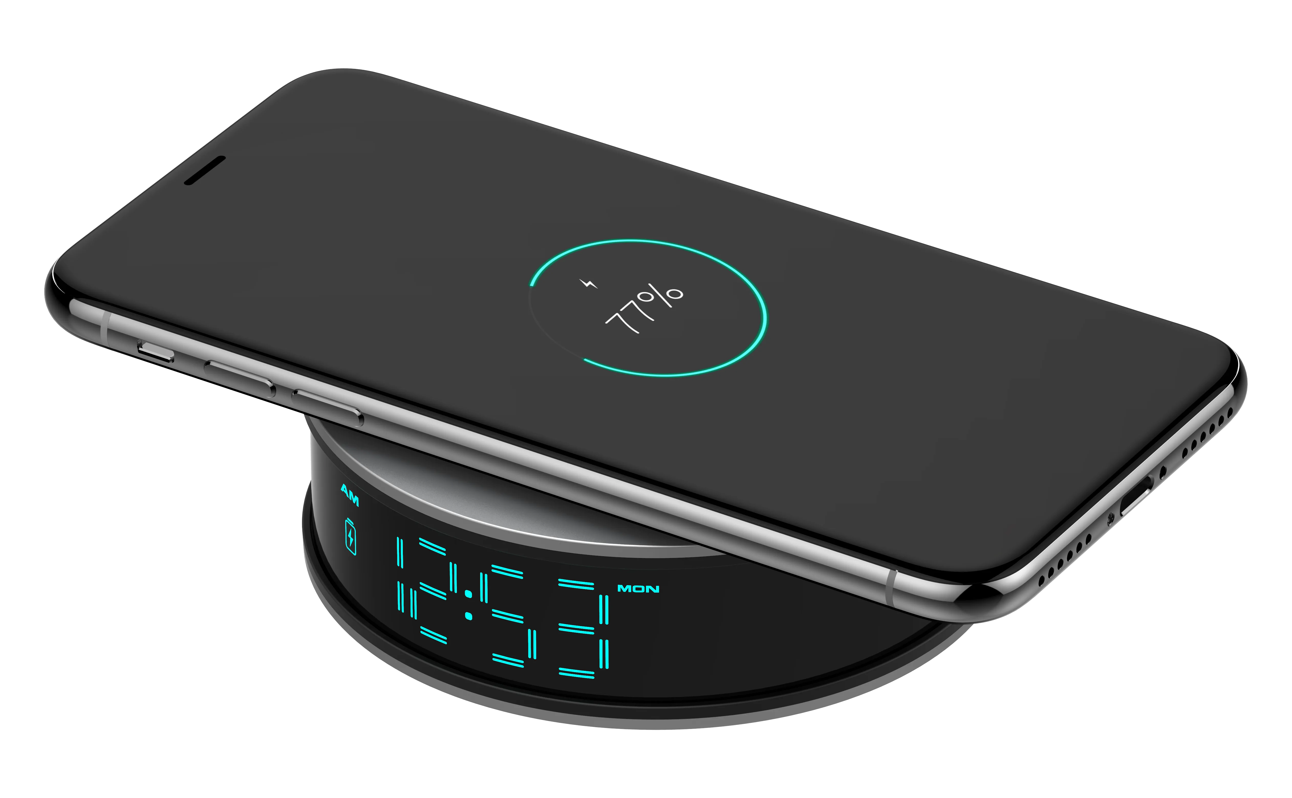 Wireless Charger Camera Clock