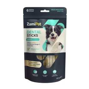 ZamiPet Dental Sticks Adult Dog Treats Medium / Large 6pk